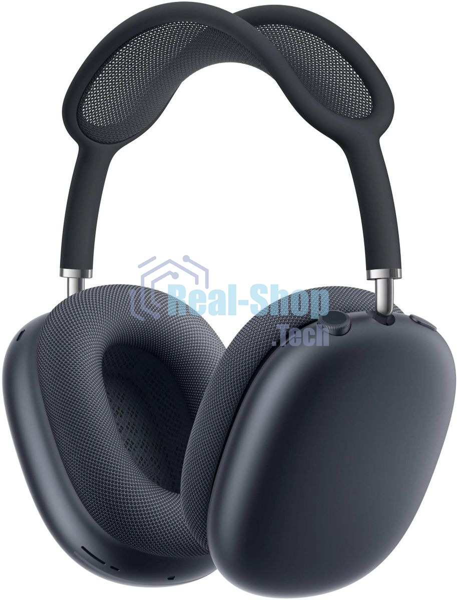 Беспроводные/проводные наушники Apple AirPods Max A3184 темная ночь, полноразмерные, Bluetooth + проводной, оголовье, до 20 ч