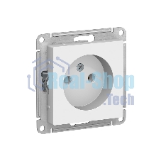 Механизм розетки 1-м СП AtlasDesign без заземл. 16А белый, SchE ATN000141