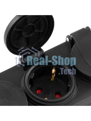 Сетевой фильтр Buro 300MDP-3-B 3 м, 3 розетки, черный, коробка