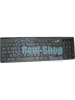 Клавиатура беспроводная Genius SlimStar 7230, USB, Радиоканал, черный
