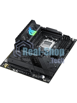 Материнская плата ASUS ROG STRIX X870-F GAMING WIFI, AM5, AMD X870, 4xDDR5, 2xSATA, 4xM.2, 1xPCI-E 5.0 x16, 1xPCI-E 4.0 x4, 1xHDMI, 1xDP, 2xUSB-C USB4, 1xUSB-C 10Gbps, 5xUSB-A 10Gbps, 4xUSB-A 5Gbps, 1x 2.5Gb LAN, 2x3.5 мм, 7.1, ATX