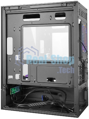 Компьютерный корпус Ginzzu CL475 mATX FAN 3*12LC4 передняя панель Стекло