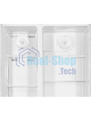 Холодильник Kraft KF-MS5701DI темно-серый двухкамерный 372/198л морозилка сбоку, Side by Side
