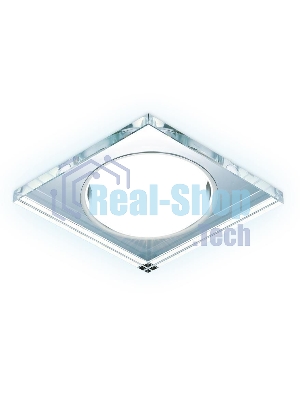 Встраиваемый точечный светильник G215 CL/CH/CLD хром/прозрачный GX53+3W(LED COLD)