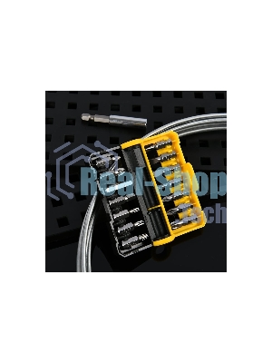 Набор бит 14 шт c держателем Deli DL251201 (SL4,SL5,SL6,PH0,PH1,PH2,PH3,T15,T20,T25,H5,H6,PZ1,PZ2), сталь S2, пласт.держатель