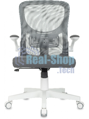 Кресло Бюрократ ASTER N-W TW-04 Neo Grey темно-серый, сетка/ткань, 120 кг, механизм качания