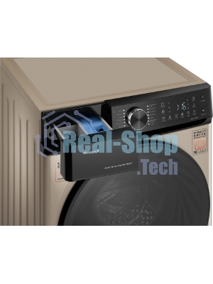 Стиральная машина Weissgauff WM 59411 Direct Drive Inverter Steam Champagne золотистая, загрузка фронтальная 11кг, 1400 об/мин., класс: A+++