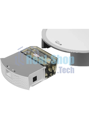 Робот-пылесос Vitek VT-1804 белый/серый, 2500 мАч Li-Ion, уборка сухая/влажная, пылесборник контейнер 0.45 л
