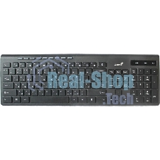 Клавиатура беспроводная Genius SlimStar 7230, USB, Радиоканал, черный