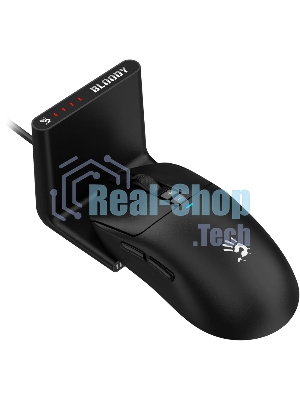 Мышь беспроводная/проводная A4Tech Bloody R72 Ultra Duo черный, 20000 dpi, радиоканал, USB, кнопки - 7