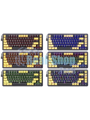 Клавиатура проводная Redragon Elf, USB, черный/фиолетовый