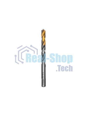 Сверло спиральное по металлу Denzel 11 x 142мм, Р6М5, Golden Tip, многогранная заточка