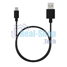 Автомобильное зарядное устройство Maxvi CCM-PS242 Plus T 2хUSB 2.4А + кабель Type-C 1м, черный