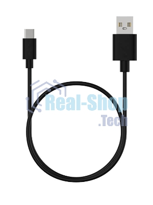 Автомобильное зарядное устройство Maxvi CCM-PS242 Plus T 2хUSB 2.4А + кабель Type-C 1м, черный