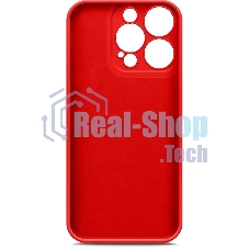 Чехол (клип-кейс) BoraSCO для Apple iPhone 14 Pro Microfiber Case красный (70808)