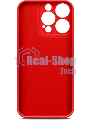 Чехол (клип-кейс) BoraSCO для Apple iPhone 14 Pro Microfiber Case красный (70808)