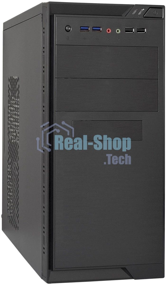Компьютерный корпус Minitower ExeGate MA-372UX-UNS500 (mATX, БП UNS500 с вент. 12см, 2хUSB+2хUSB3.0, аудио, черный)