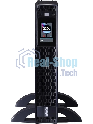 Источник бесперебойного питания Powercom Next, On-Line, 1500VA/1500W, Rack/Tower, 8*IEC320-C13, LCD, Serial+USB, SmartSlot, подкл. доп. Бат.