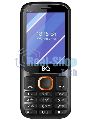 Мобильный телефон BQ 2820 Step XL+ черный/оранжевый