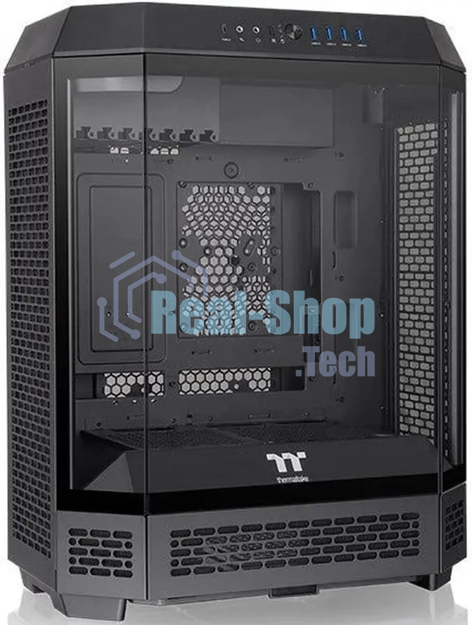 Компьютерный корпус Thermaltake The Tower 600 Black черный без БП ATX 13x120мм 9x140мм 4xUSB 3.0 audio bott PSU