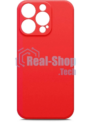 Чехол (клип-кейс) BoraSCO для Apple iPhone 14 Pro Microfiber Case красный (70808)
