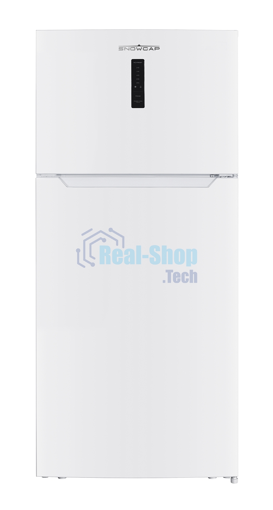 Холодильник SNOWCAP CUP NF 512 W белый двухкамерный 369/110л морозилка сверху, No Frost