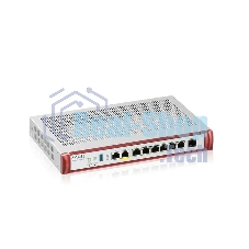 Межсетевой экран Zyxel USG FLEX 200HP с подпиской Gold на 1 год (AS, AV, CF, IDP/DPI, Sandboxing, SecuReporter), Rack, 1xRJ-45: 1/2.5G (LAN/WAN), 1xRJ-45: 1/2.5G PoE+ (LAN/WAN), 6xRJ-45: 1G (LAN/WAN),