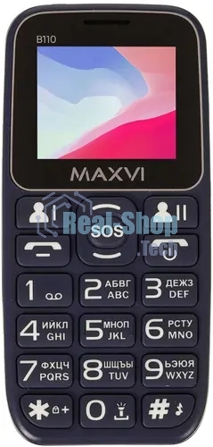 Мобильный телефон Maxvi B110 синий