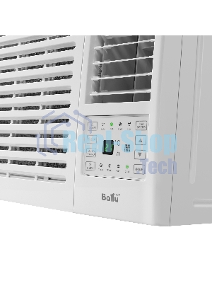 Кондиционер оконный Ballu BWC-09 AC 9000 BTU, 24 м², 49 дБ, охлаждение, осушение, белый