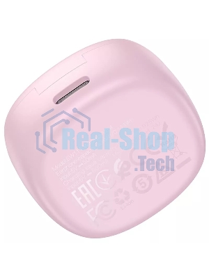 Наушники TWS Hoco EW111 Friendly розовый, внутриканальные, Bluetooth, до 4 ч