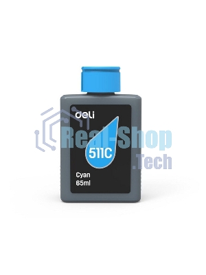 Чернила водорастворимые Deli 511C-EA1 голубой 65 мл