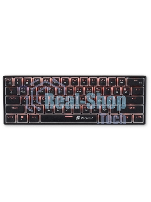 Клавиатура беспроводная Oklick K763W механическая черный USB BT/Radio Multimedia for gamer LED (1920548)