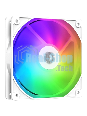 Вентилятор для корпуса ID-Cooling XF-120-ARGB-W белый 120мм 1500rpm 30.5db 4-pin