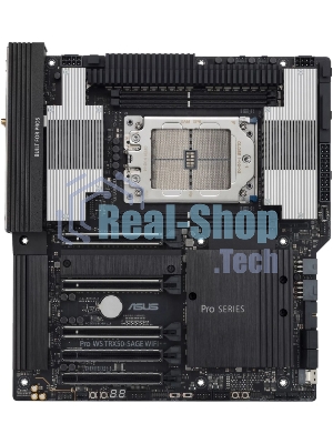 Материнская плата ASUS Pro WS TRX50-SAGE WIFI, sTR5, AMD TRX50, 4xDDR5, 4xSATA, 3xM.2, 1xSlimSAS, 1xPCI-E 5.0 x8, 1xPCI-E 4.0 x16, 1xPCI-E 4.0 x4, 2x 10Gb LAN, 2xUSB-A 2.0, 6xUSB-A 3.2 Gen 2, 1xUSB-C 3.2 Gen 2x2, 2x3.5 мм, 5.1, E-ATX