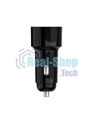Автомобильное зарядное устройство Maxvi CCM-PS242 Plus T 2хUSB 2.4А + кабель Type-C 1м, черный