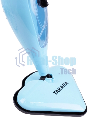 Паровая швабра TAKARA SM-305 голубая, напольная, 1700 Вт, 33 г/мин, 450 мл