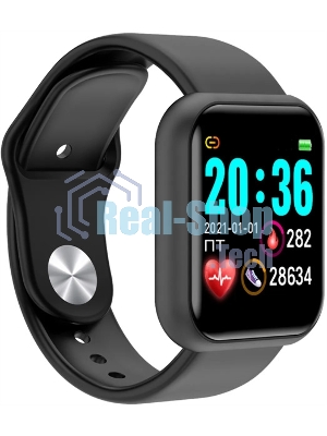 Смарт-часы Irbis Iceline черный Display: 1.3inch TFT color screen Touch type: single point touch Battery: 150mAh черный