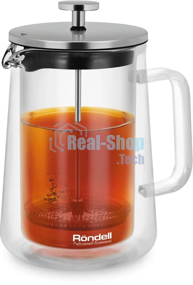 Френч-пресс с двойными стенками 1,0 л Rondell RDS-1824 Eletto