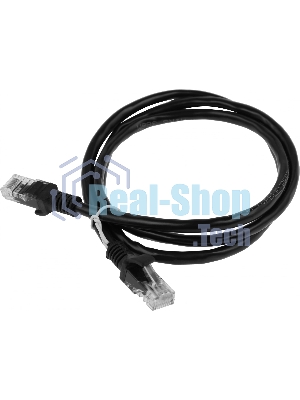 Патч-корд Premier PP6U-1M/BK 10000Гбит/с UTP 4 пары cat.6 CCA molded 1м черный RJ-45 (m)-RJ-45 (m)