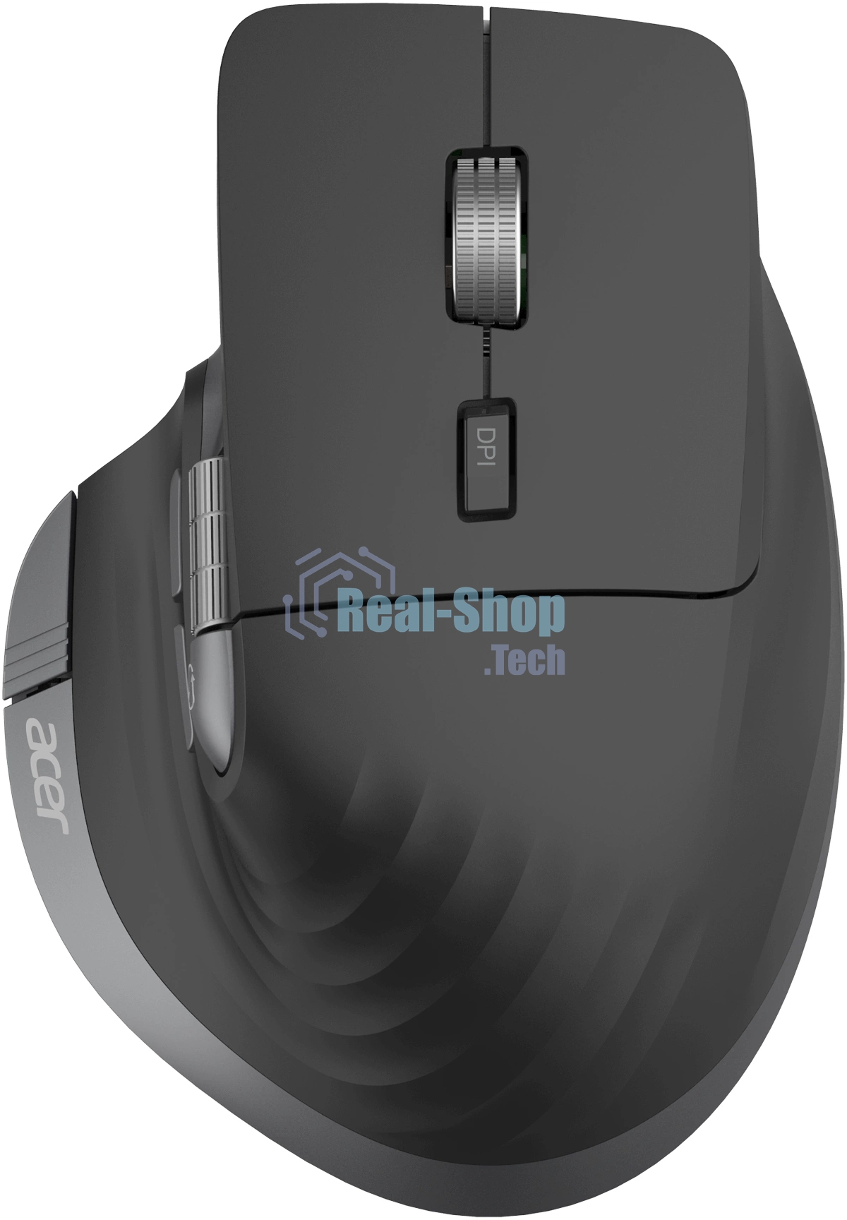 Мышь беспроводная Acer OMR405 черный, 4800 dpi, радиоканал, Bluetooth, USB, кнопки - 8