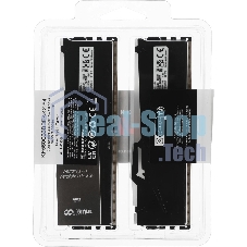 Оперативная память Kingston Fury Beast, DDR5, 64Gb (2x32Gb), 6000MHz, CL36, DIMM, с радиаторами, RGB, черный