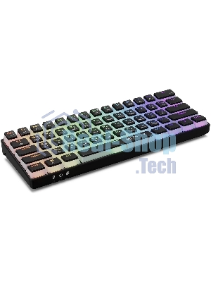 Клавиатура беспроводная Oklick K763W механическая черный USB BT/Radio Multimedia for gamer LED (1920548)