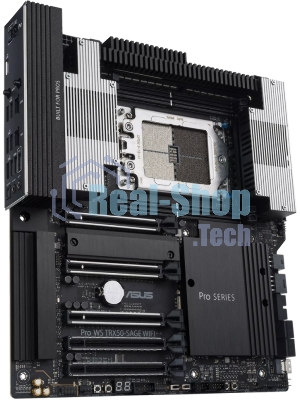 Материнская плата ASUS Pro WS TRX50-SAGE WIFI, sTR5, AMD TRX50, 4xDDR5, 4xSATA, 3xM.2, 1xSlimSAS, 1xPCI-E 5.0 x8, 1xPCI-E 4.0 x16, 1xPCI-E 4.0 x4, 2x 10Gb LAN, 2xUSB-A 2.0, 6xUSB-A 3.2 Gen 2, 1xUSB-C 3.2 Gen 2x2, 2x3.5 мм, 5.1, E-ATX