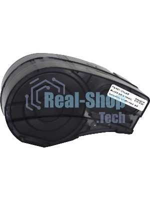 Картридж ленточный Cactus CS-M21-125C342 черный шрифт, белый фон (6 мм, 2.1 м) для Brady BMP21-PLUS, BMP21, BMP21-LAB