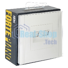 Розетка компьютерная 2-ая RJ45 кат.5E IEK FORTE&PIANO FP233 белый