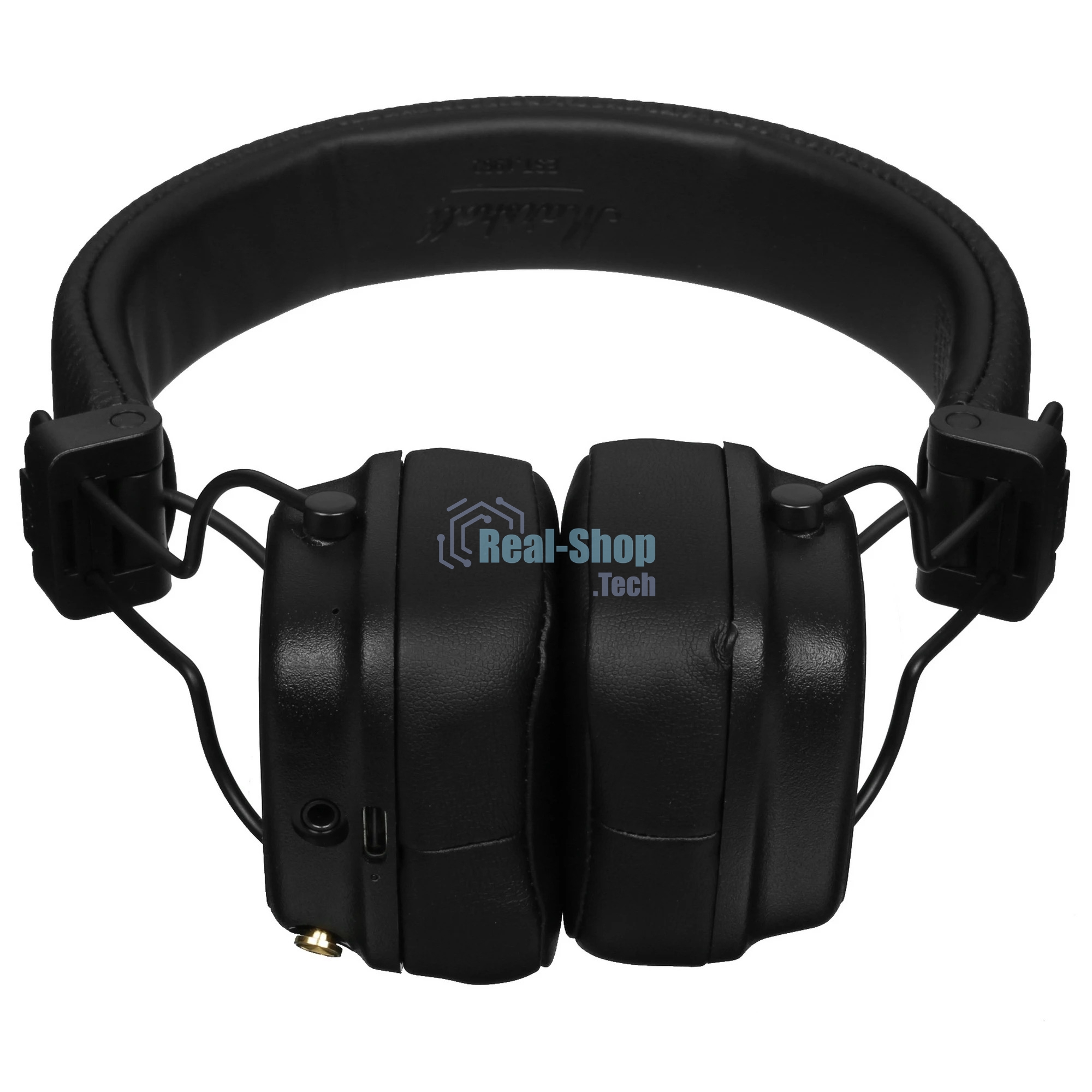 Беспроводные/проводные наушники Marshall Major IV черный, накладные, Bluetooth + проводной, беспроводная зарядка, до 80 ч