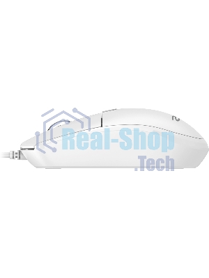 Мышь проводная Acer OMW401 белый, 2000 dpi, USB, кнопки - 4