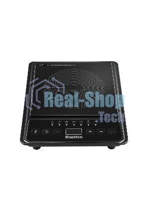 Плита настольная электрическая Blackton Bt IC133C Black, индукционная, 2000 Вт, тип управления: электронное, регулировка мощности: 8 уровней, количество автоматических программ: 7, размер варочной поверхности: 190 мм, материал корпуса: пластик, керамика, таймер до 3 часов, LED-дисплей, автоотключение при снятии посуды, максимальный вес: 15 кг, нескользящие ножки, длина шнура: 1.2 м