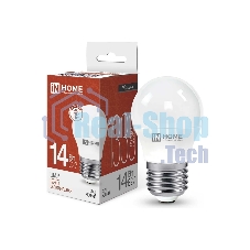 Лампа светодиодная LED-ШАР-VC 14Вт 230В E27 4000К 1330лм IN HOME 4690612047829