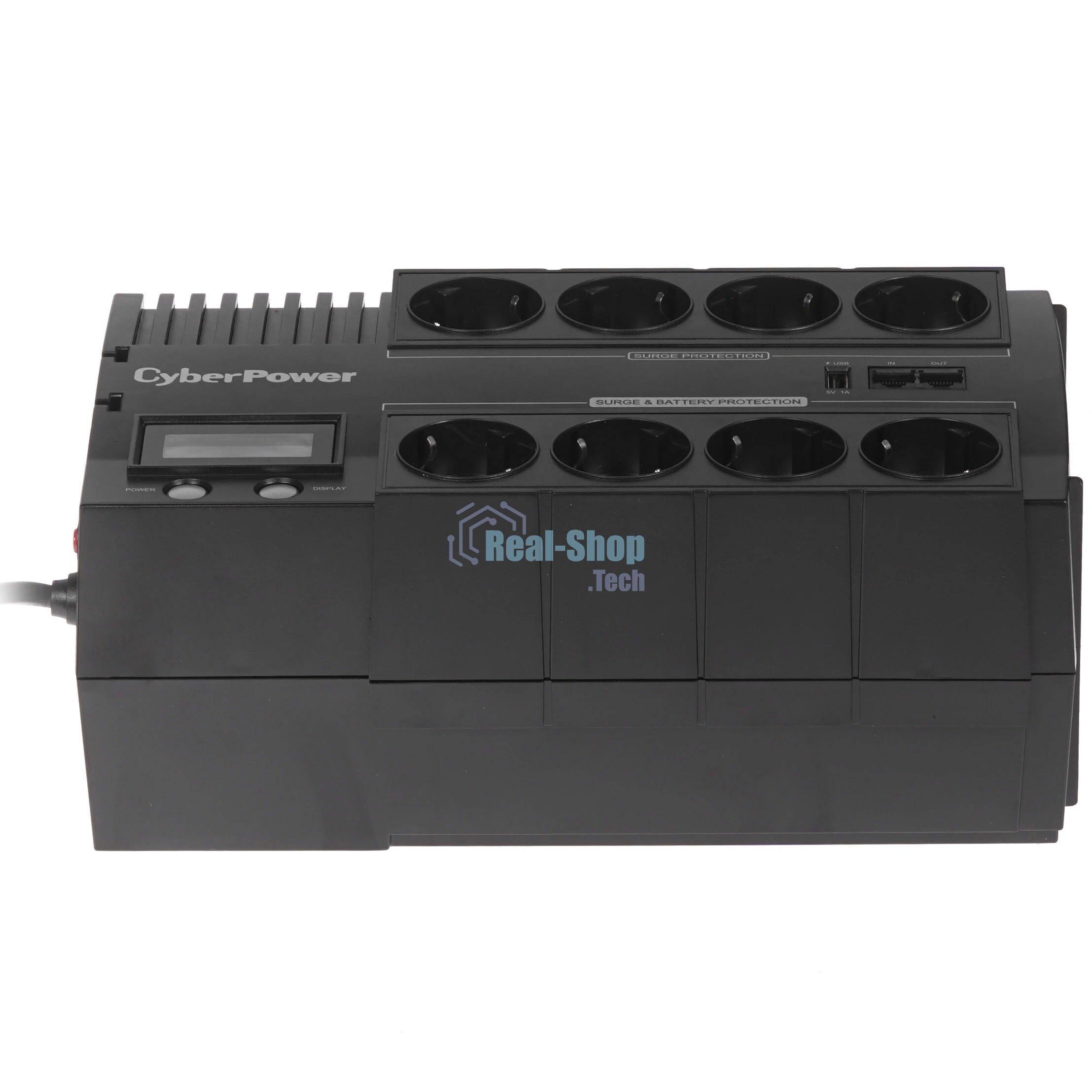 Источник бесперебойного питания CyberPower BR1200ELCD/1200 ВА/720 Вт/8 х CEE 7 (евророзетка)